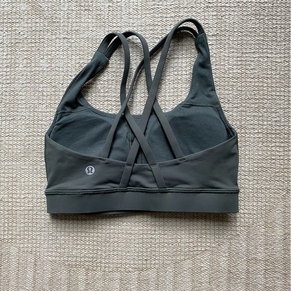 Lululemon Energy Bra Smoke Spruce Size 2 - Picture 2 of 2